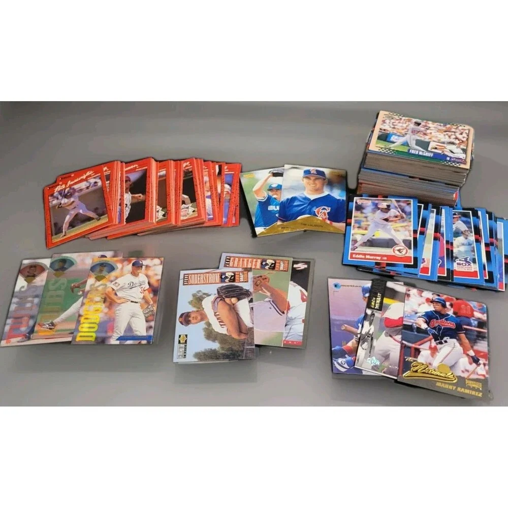 80s & 90s MLB Baseball Card Large Lot Various Brands&Years, DONRUSS SCORE & MORE